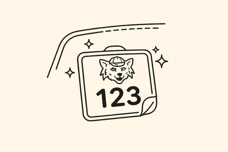 Carpool & Parking Decals