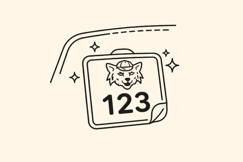 Carpool & Parking Decals